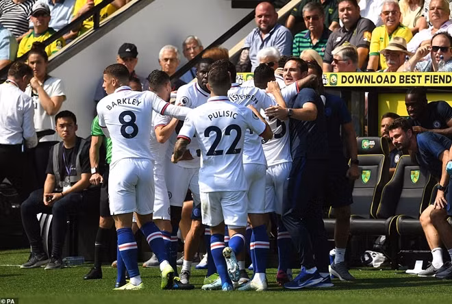 Lampard và các học trò có chiến thắng đầu tiên ở giải Ngoại hạng mùa này.