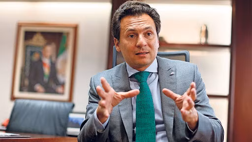 Ông Emilio Lozoya - cựu Giám đốc Công ty dầu khí quốc gia Mexico, người tố cựu Thủ tướng Mexico nhận hối lộ sau khi phải hầu toà vì tội đưa và nhận hối lộ.