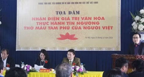 Giá trị văn hóa thực hành tín ngưỡng thờ Mẫu Tam phủ của người Việt