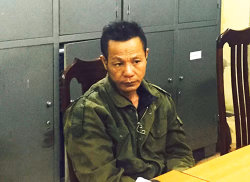Nguyễn Văn Kỳ khi mới bị bắt.