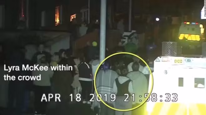 Đoạn video được cảnh sát cung cấp về vụ sát hại nữ nhà báo.