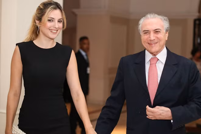 Vợ chồng Tổng thống Michel Temer.