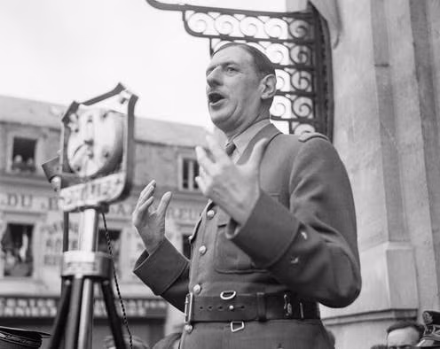 Tướng Charles de Gaulle, người đặt tham vọng cho chương trình vũ khí hạt nhân Pháp. Ảnh nguồn: The Conversation.