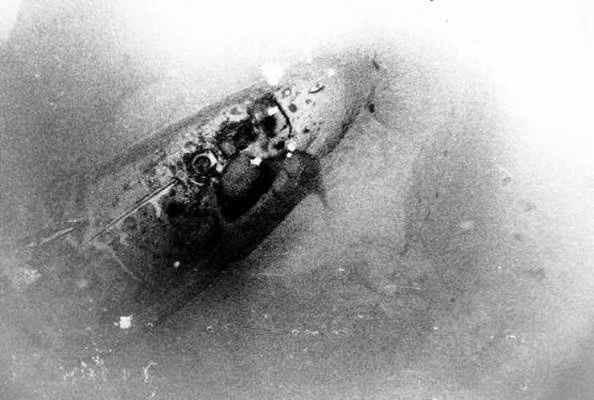USS Scorpion dưới đáy biển.