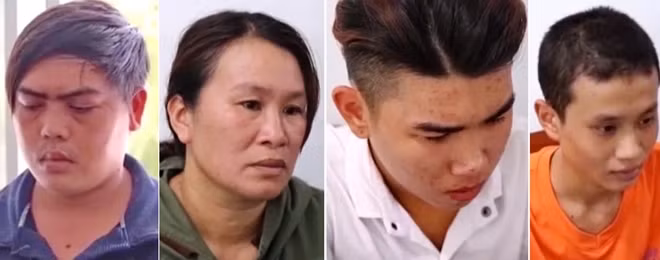 Các đối tượng: Nguyễn Hữu Thành, Nguyễn Thị Lường, Nguyễn Đoàn Phước Mỹ, Trương Thanh Kiệt.