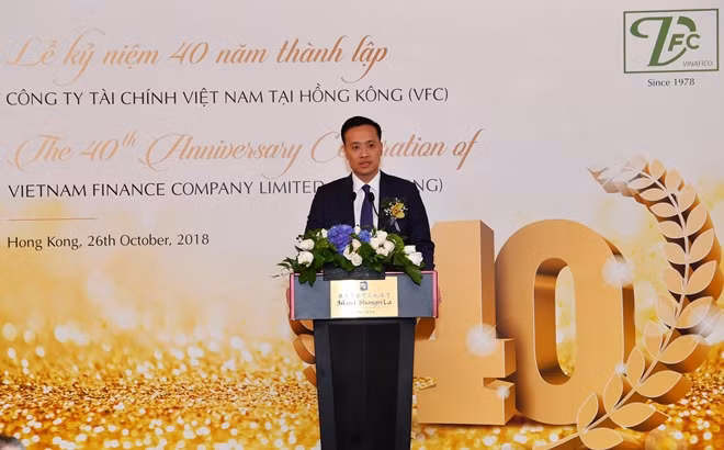 Ông Phạm Quang Dũng – Phó Bí thư Đảng ủy, Ủy viên HĐQT, Tổng Giám đốc Vietcombank phát biểu