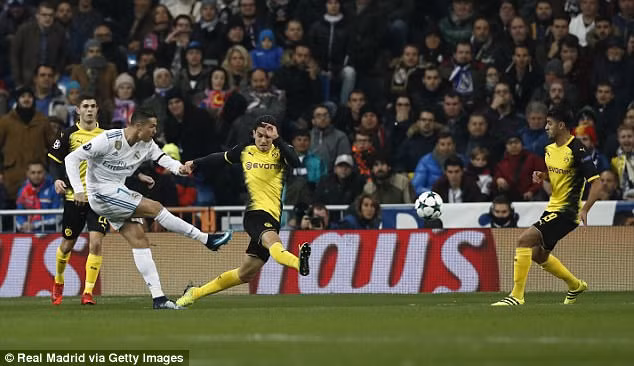 Ronaldo đang mạnh mẽ tại Champion League.