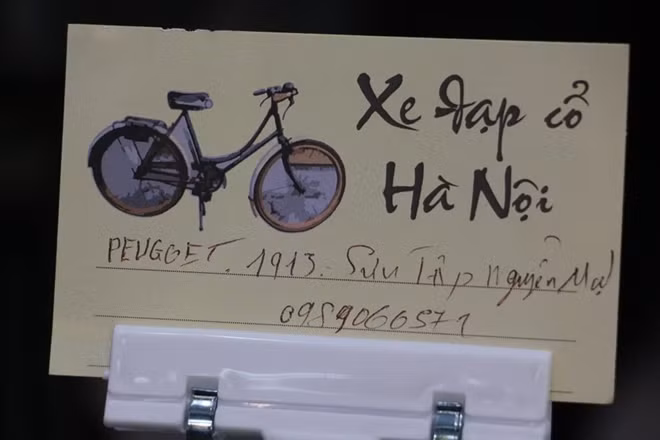 Chiếc xe đạp cổ có giá trị cũng lên tới 70 triệu.