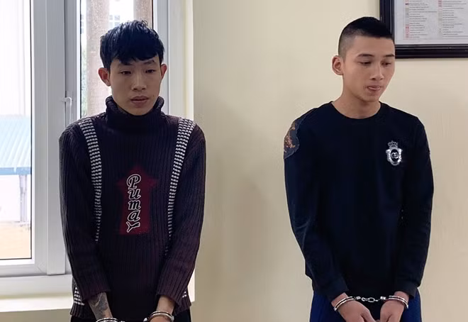 Các đối tượng trong nhóm cướp bị bắt giữ.