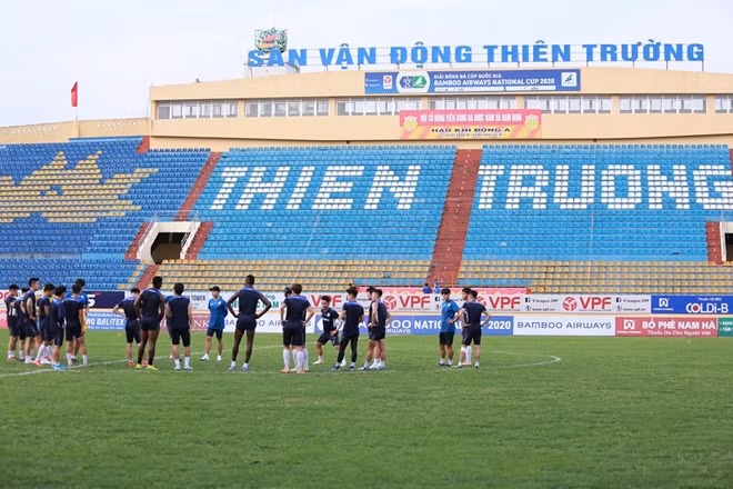Sân Thiên Trường sẽ mở cửa đón 10.000 khán giả theo dõi trận đấu giữa Nam Định và Hoàng Anh Gia Lai ở vòng sơ loại Cúp Quốc gia 2020.