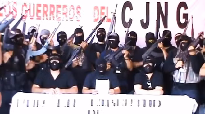 Các thành viên CJNG.