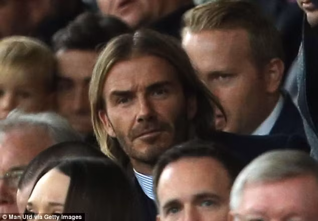 David Beckham có mặt trên khán đài chứng kiến đội bóng cũ có chiến thắng đậm trước Crystal Palace. Ảnh: Man Utd. David Beckham có mặt trên khán đài chứng kiến đội bóng cũ có chiến thắng đậm trước Crystal Palace. Ảnh: Man Utd.