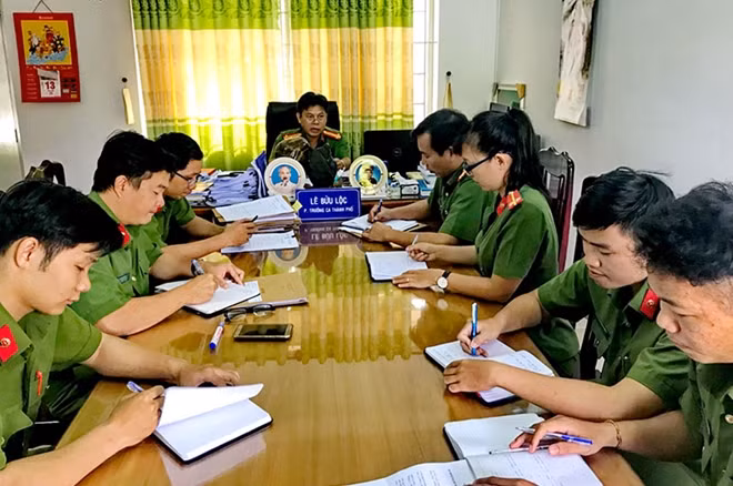 Công an TP Cam Ranh triển khai kế hoạch phòng, chống tội phạm.