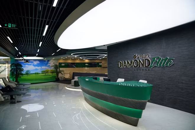 Phòng chờ VPBank Diamond Elite tại sân bay.
