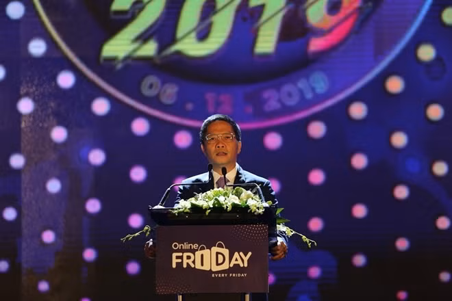 Bộ trưởng Trần Tuấn Anh phát biểu trong buổi lễ.