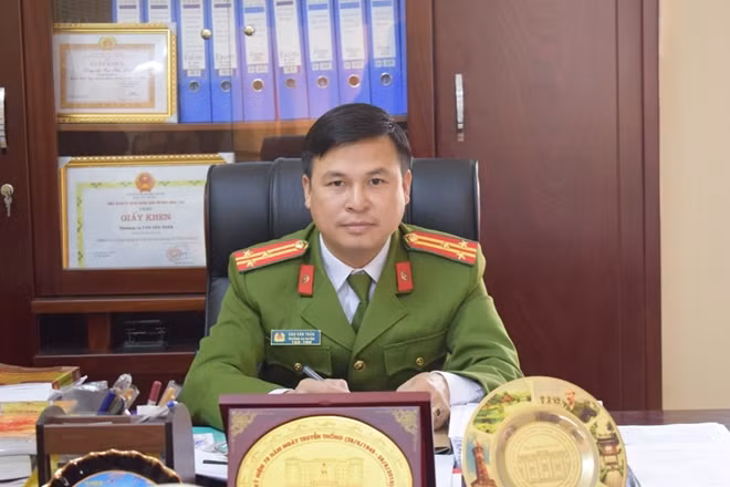 Thượng tá Cao Văn Toản, Trưởng Công an huyện Mèo Vạc.