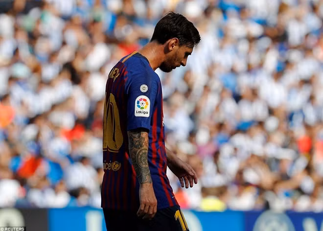 Messi bị "vô hiệu hóa" trong trận đấu này.