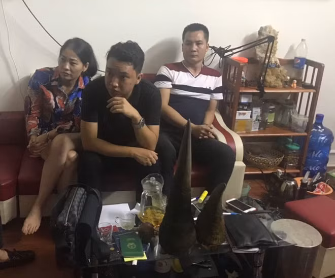 Các đối tượng mua bán trái phép sừng tê giác