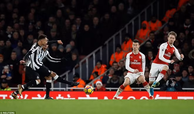 NewCastle suýt chút nữa đã có điểm trong trận này. Ảnh: Reuters.