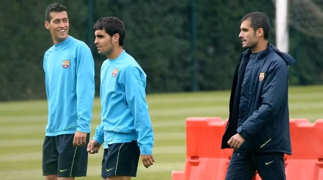 Pep Guardiola và những năm tháng ở Barca.