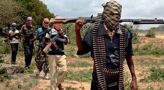 Các tay súng Boko Haram.