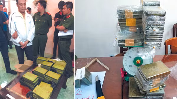 Đối tượng cùng tang vật.