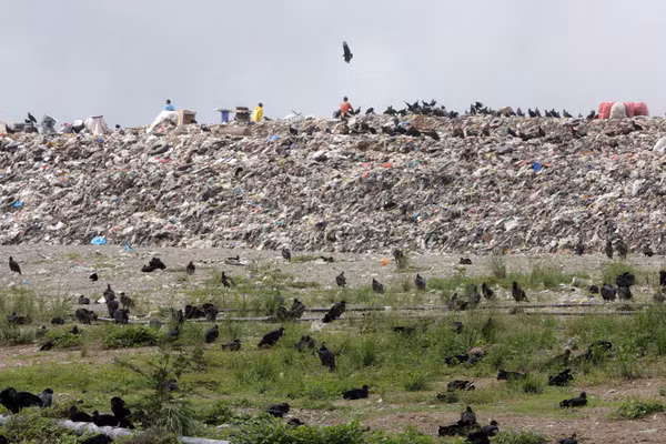 Một góc bãi rác La Bonanza.
