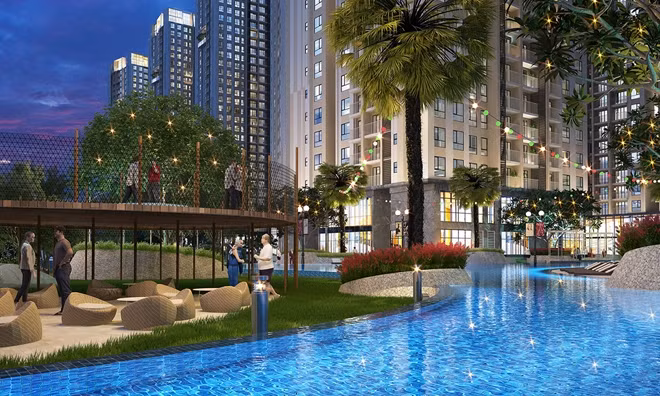 Dự án Gem Riverside với đầy đủ các tiện ích hiện đại đang thu hút sự quan tâm lớn của nhiều khách hàng