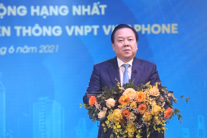 Ông Hoàng Anh - Chủ tịch Ủy Ban Quản Lý Vốn Nhà Nước Tại Doanh Nghiệp phát biểu tại buổi lễ.
