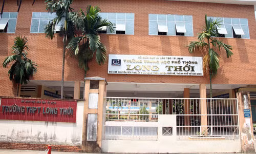 Trường THPT Long Thới, huyện Nhà Bè. Ảnh: VNE.