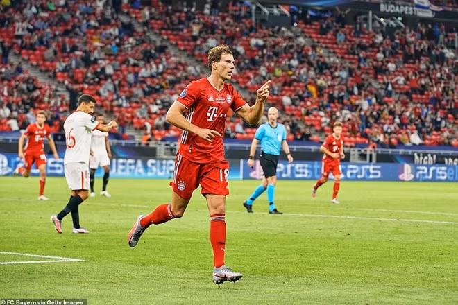 Bàn thắng có công rất lớn của Lewandowski, ngôi sao người Ba Lan có pha nhả bóng vô cùng thuận lợi cho Goretzka sau cú tạt của Gnabry, bên cánh phải.