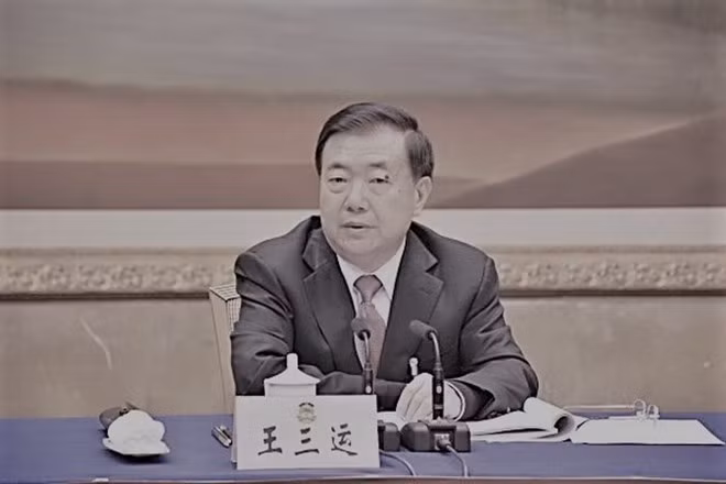 Nguyên Bí thư Tỉnh ủy Cam Túc Vương Tam Vận.