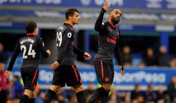 Đây là chiến thắng đầu tiên trên sân khách của Arsenal mùa này. Ảnh: Reuters.