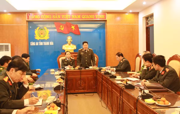 Thứ trưởng Bùi Văn Thành phát biểu chỉ đạo tại buổi làm việc
