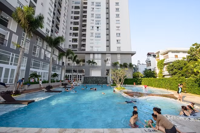 Hạ tầng của một chung cư cao cấp.