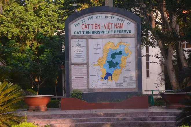 Vườn Quốc gia Cát Tiên là Khu dự trữ sinh quyển quốc tế.