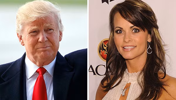 Tỷ phú Donald Trump và bà Karen McDougal.