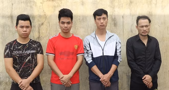 Nhóm đối gây ra vụ trộm cắp tài sản trong Công ty Nanotech bị cơ quan Công an huyện Bình Xuyên, tỉnh Vĩnh Phúc bắt giữ.