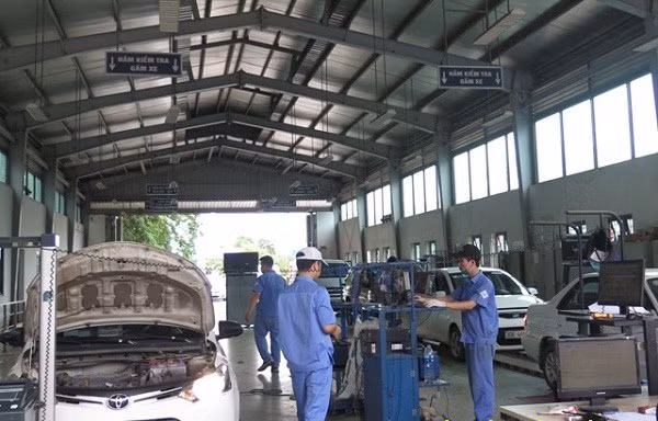 Nhiều bất cập được phát hiện tại cơ sở đăng kiểm sau thanh tra.