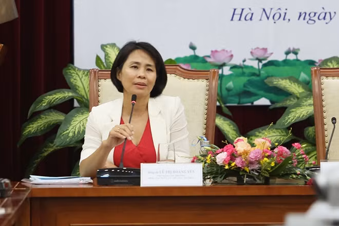 Bà Lê Thị Hoàng Yến, Phó Tổng cục trưởng Tổng cục TDTT.