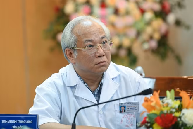 GS.TS Lê Thanh Hải, Giám đốc Bệnh viện Nhi Trung ương.