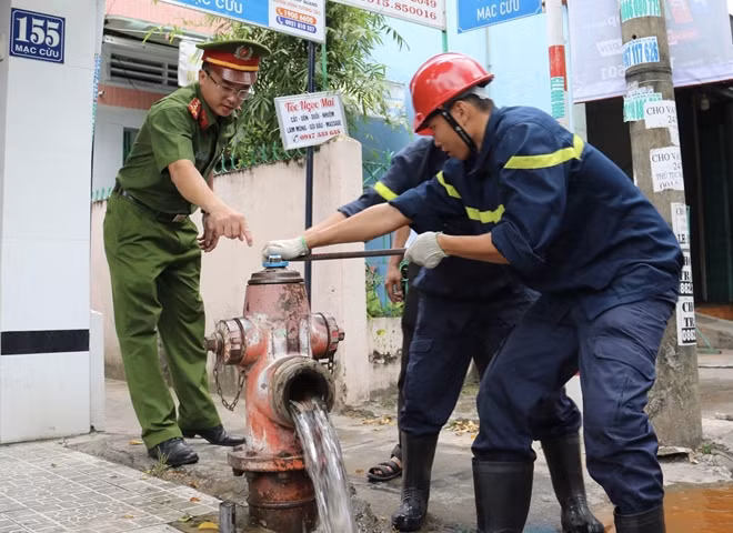 Nguồn nước đáp ứng cho công tác PCCC.