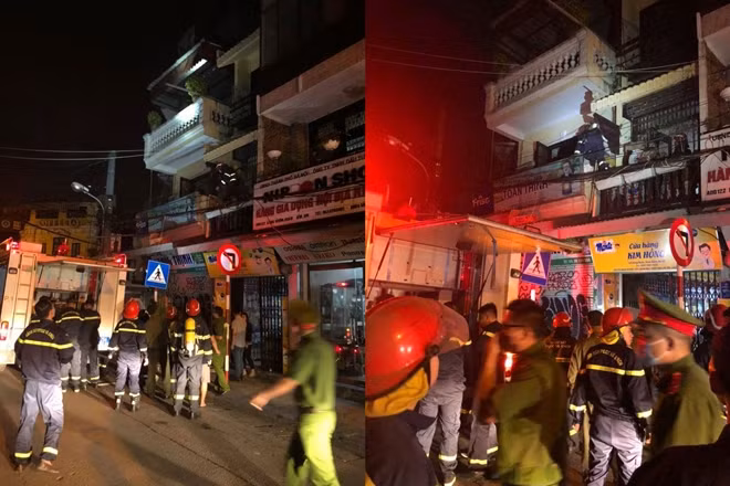 Hiện trường vụ cháy.