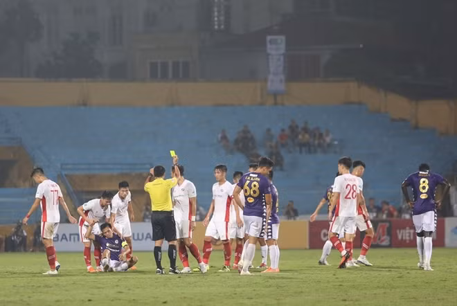CLB Viettel đã nhận 5 thẻ vàng trong trận chung kết Cup Quốc gia.
