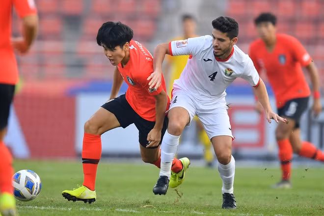 Một chiến thắng nghẹt thở nhưng cũng đầy xứng đáng của U23 Hàn Quốc. Ảnh: AFC.