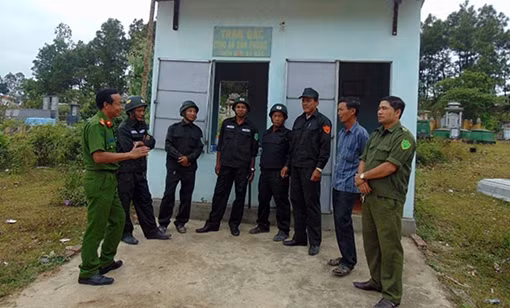 Lực lượng dân phòng tích cực phối hợp tuần tra, đảm bảo ANTT cơ sở