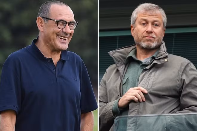 Sarri và gánh nặng kì vọng từ Abramovich.