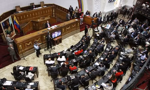 Một phiên họp của Quốc hội Venezuela.