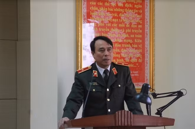 Thiếu tướng Lý Anh Dũng phát biểu tại Lễ ký quy chế phối hợp.