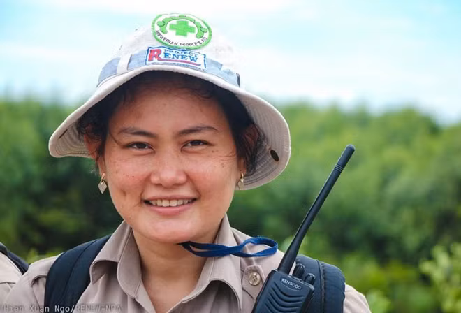 Chị Thủy là thành viên nữ đầu tiên của dự án NPA Renew.